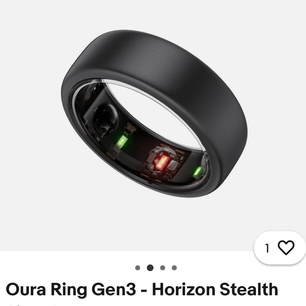 Oura Ring Gen3 - Horizon Stealth Black